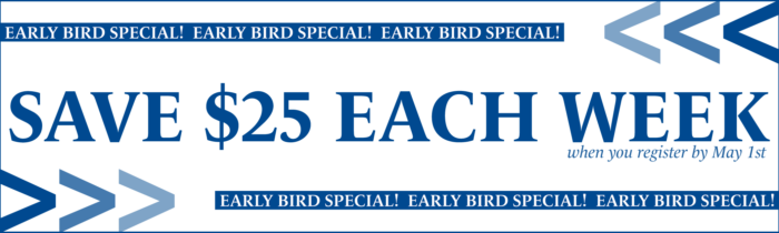 summer early bird discount